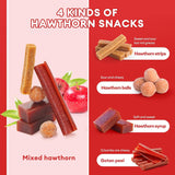 BESTORE Hawthorn Candy Chinese Snacks Mixed Haw Flake Rolls Slices Strips