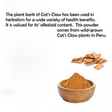 Cat's Claw Powder 8.8oz From Peru Wild Non GMO
