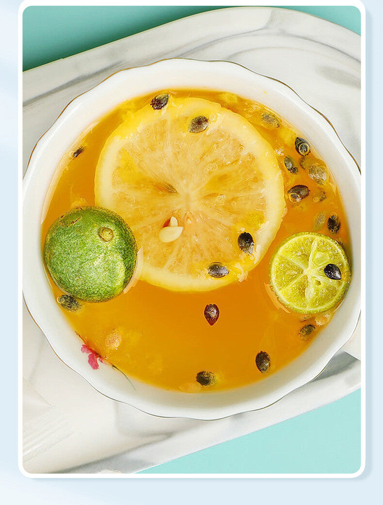 Green Tangerine Lemon Passion Fruit Tea: Summer Cold Brew
