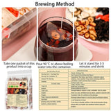 Ginseng Five Treasure Tea - Kidney Support, Red Date Herbal Blend,