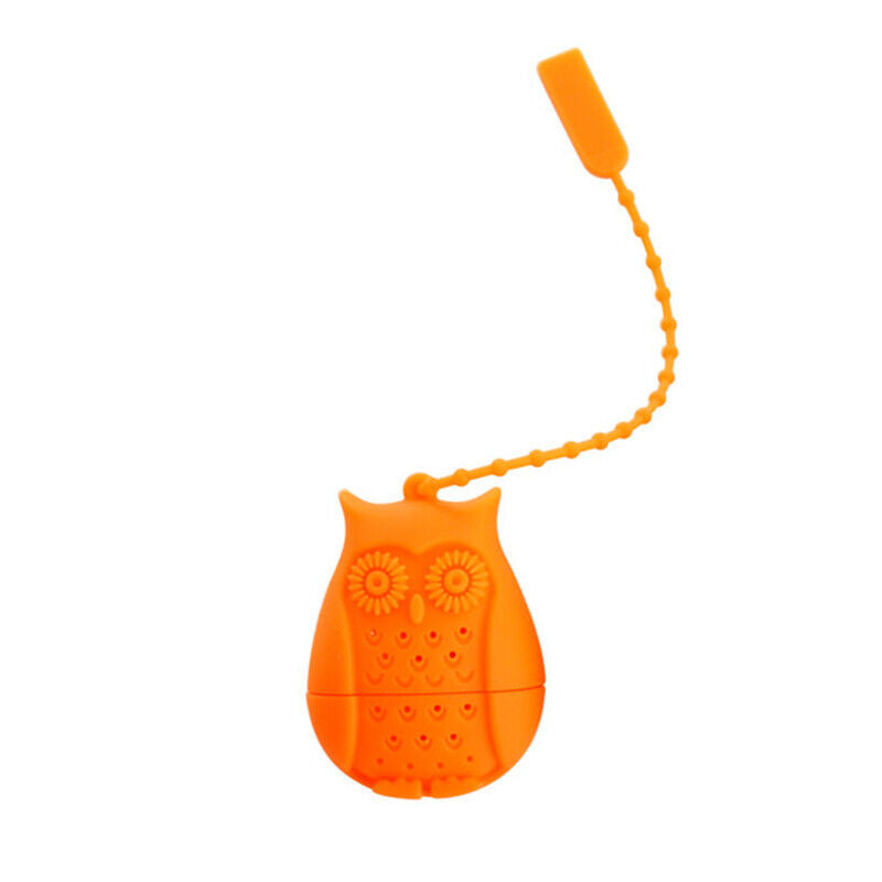 Tea Strainer Silicone Filter Coffee Tea Infuser Useful Owl Loose Tea Diffuser