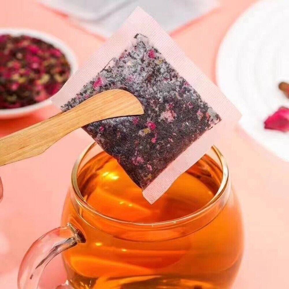 Rose Oolong Tea Bags Cold Brew Floral Aromatic Healthy Relaxing Office Wellness