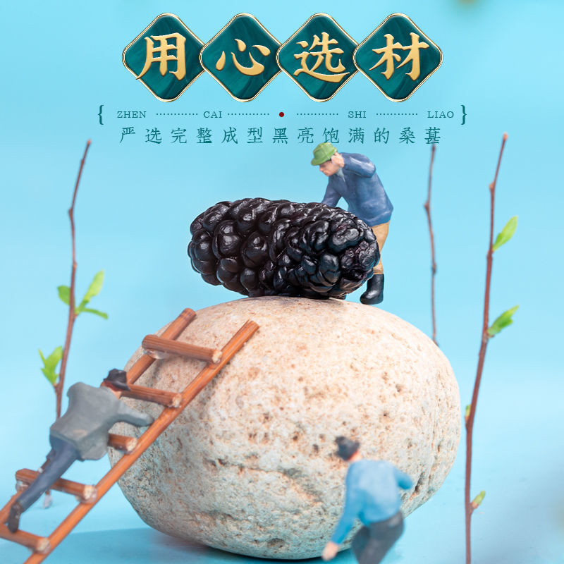 Selected Dried Mulberry Large Fruit Sand-free No-wash Mulberry Health Tea 500g