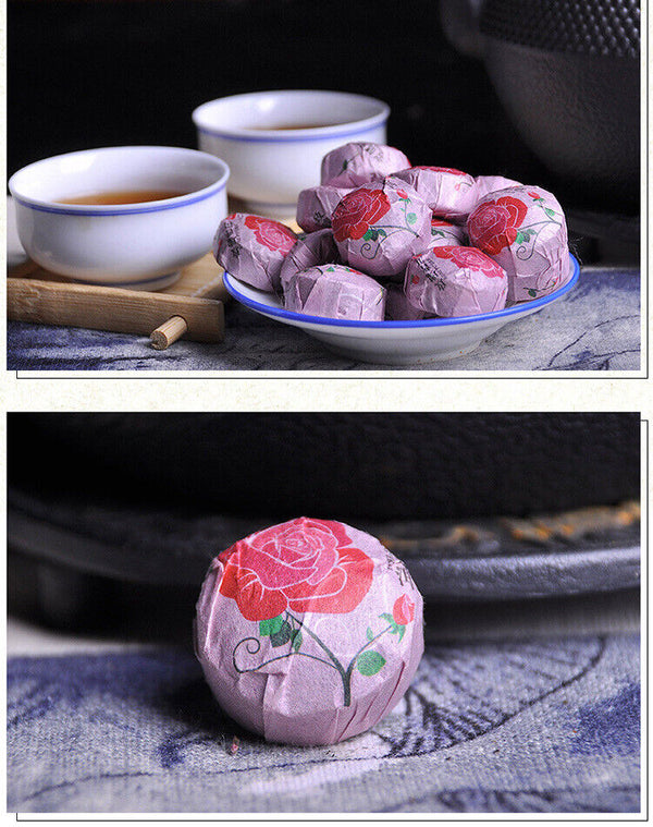 Rose Tuo Tea Puerh Ripe Tea Yunnan Rose Mini Tuo Tea Puerh Ripe Tea 500g/1.1lb