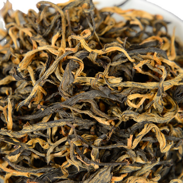 500g Yunnan Fengqing Dian Hong Tea One Leaf Curved Strips Kung Fu Black Tea