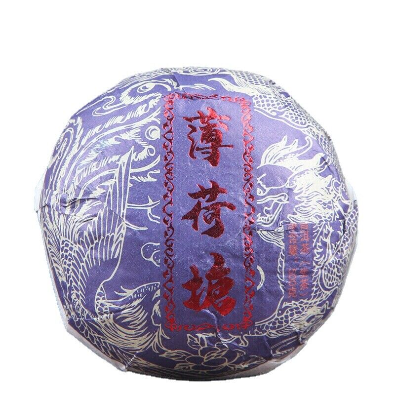 Yunnan Pu-erh Tea Yiwu Mint Hetang Cha Tea 500g Organic Ancient Tree Spring Tea