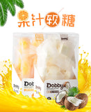 110g Q-Ball Chewy Fruit Gummies Dobby Mango Coconut Juice Soft Candy