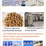 Taiwan Big Tapioca Pearls Brown Sugar Black Boba Bubble Tea 500g/1kg