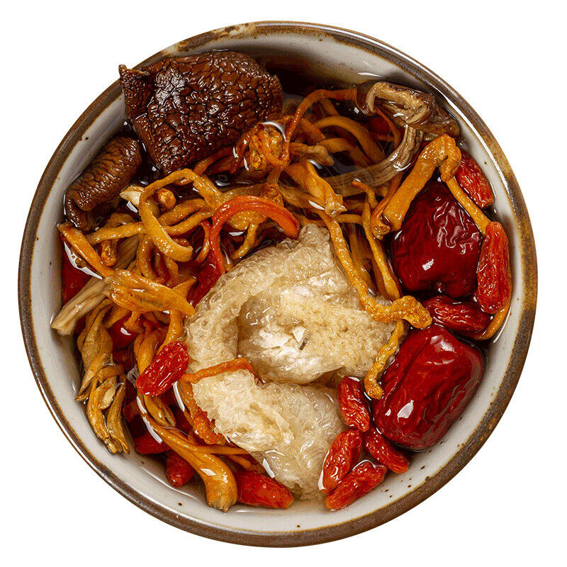 70g Dried Mixed Mushrooms for Broth  7 Color Mushroom Soup Pack