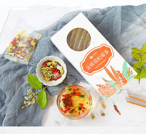 Honeysuckle chrysanthemum tea stay up late tea herbal tea flower tea combination