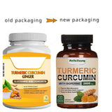Turmeric Curcumin with Ginger and Bio pepper 2600mg Triple Strength Capsules 120