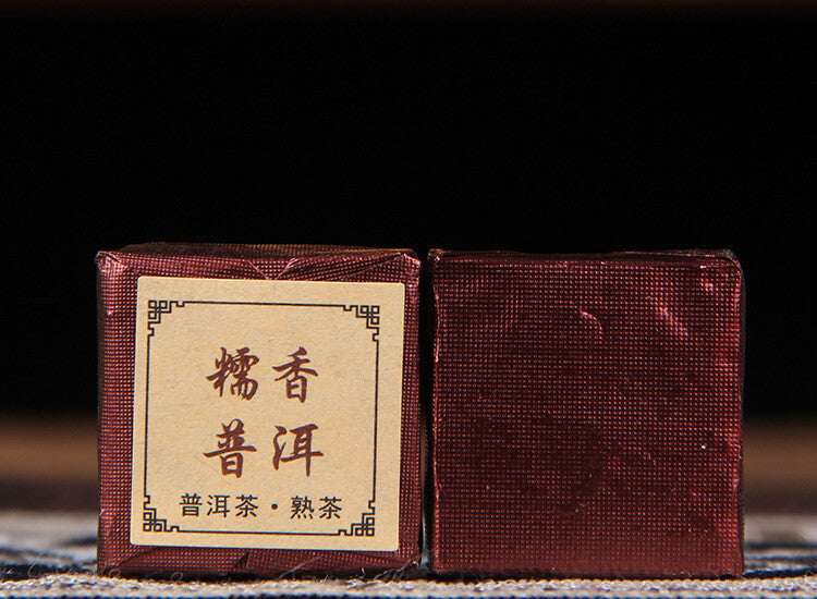 Sticky Rice Square Brick Tea Strong Flavor Pu-erh Ripe Tea Ancient Tree Main image