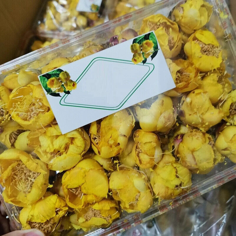 Jin Cha Hua Healthy Bulk Tea Chinese Herbal Tea Flower Golden Camellia Tea 50g
