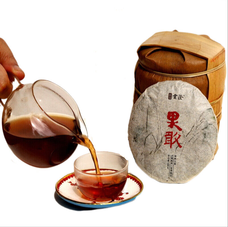 Kokang Puerh Ripe Tea Chen Xiang Puerh Ripe Tea Cake 100g/3.52oz Secondary image