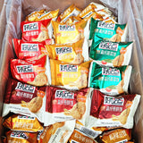 Coarse grains, vegetables, biscuits, multi flavored foods, crispy snacks