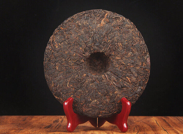 357g Puerh Ripe Tea Cake 普洱茶熟茶 金毫熟茶饼易武正山茶金易武饼茶