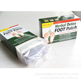 Detox Slimming Wormwood Bamboo Charcoal Foot Patch Herbal Detox Foot Patch 30pad