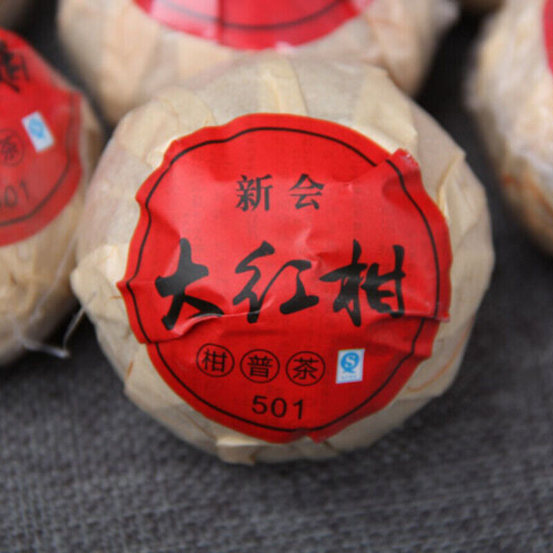 Tangerine Pu'er Tea Menghai Black Tea Natural Big Red Mandarin Pu-Erh Tea 500g