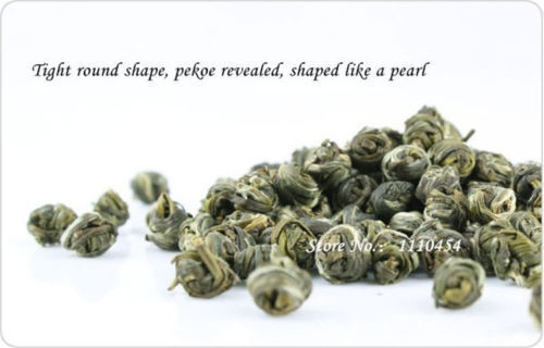 100g Hardcover Scented Tea Jasmine Pearl Flower Tea Organic Green Healthy Drink