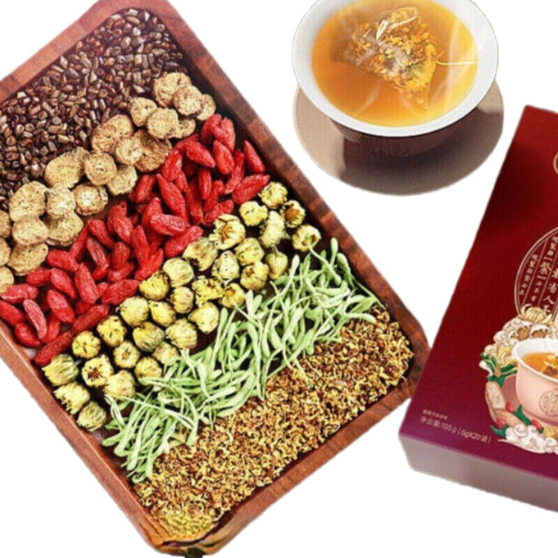 5g*20 Bags Juemingzi Niubang Herbal Tea Cassia Burdock Tongrentang Herbs Tea Bag Main image