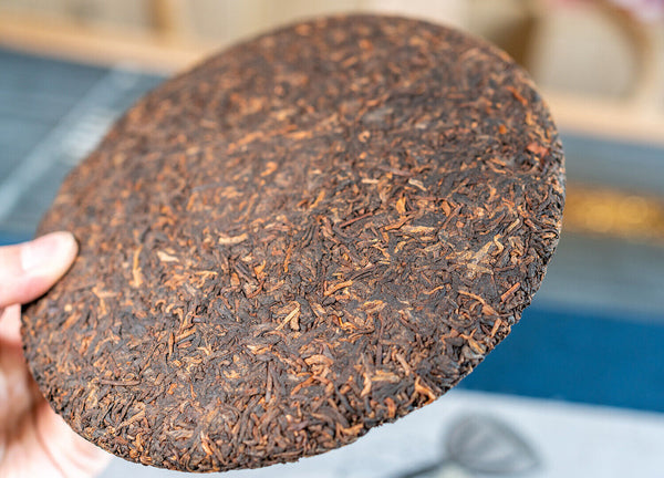 357g Lao Ban Zhang Ripe Puerh Tea Yunnan Ancient Tree Aged Ripe Puerh Tea