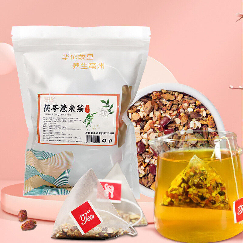 Poria Tea with Orange Peel, Buckwheat, Coix Seed, and Yam Herbal Tea