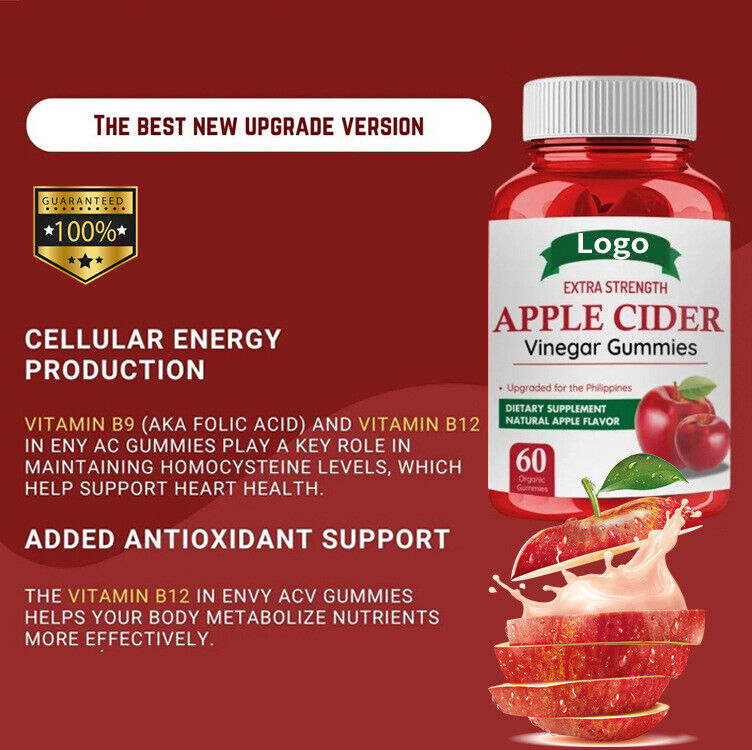 Apple Cider Vinegar Gummies Bear Shape APPLE CIEDR Gummies Health Care Secondary image