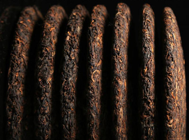 357g Yunnan Organic Tea Pu'er Ripe Tea Menghai Spring Cooked Shu Seven Cake Tea