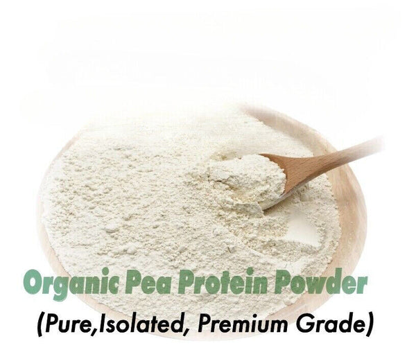 HELLOYOUNG 100% Organic Pure Pea Protein Isolate Powder 2KG--No Flavour,No Sugar