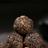 Pu'er Tea Cooked Tea Old-Tree Dragon Ball Mini Tuo Tea Yunnan Menghai Cooked Tea