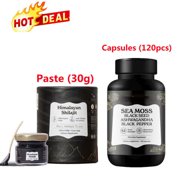 Himalayan Shilajit,Soft Resin,Organic,Extremely Potent,Fulvic Acid US Main image