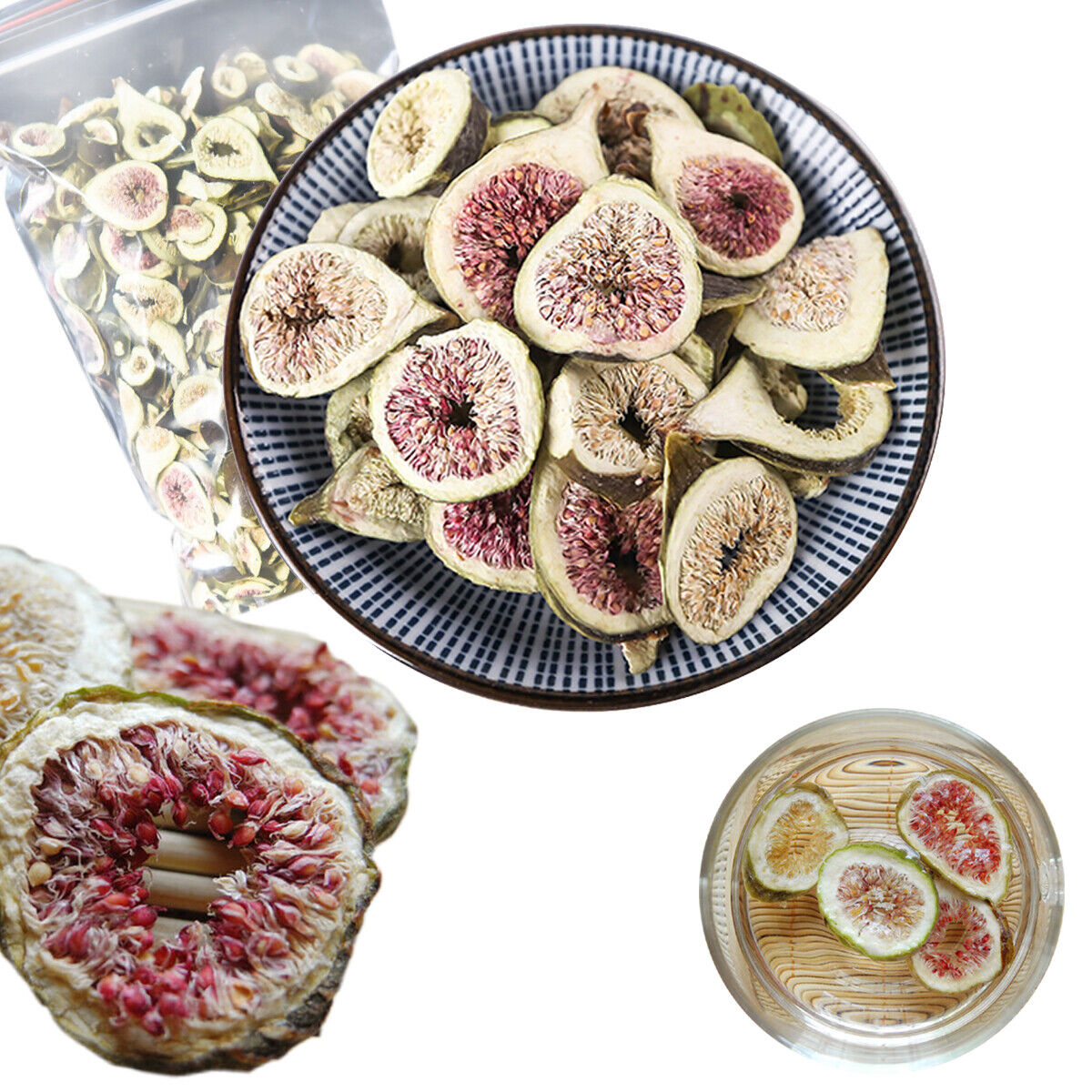 China Xinjiang Green Food Bulk Organic Fruit Tee Fig Dried Natural Flower Tea