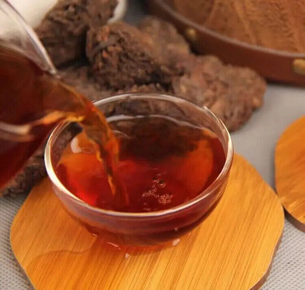 Chinese Healthy Menghai Old Pure Laochatou Yunnan Loose Leaf Fossil Pu'er Tea