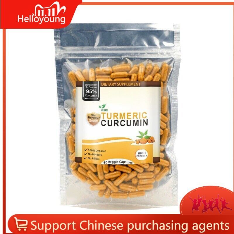 Curcumin Tumeric  Extract Capsules Antioxidant Turmeric Black Pepper 95%