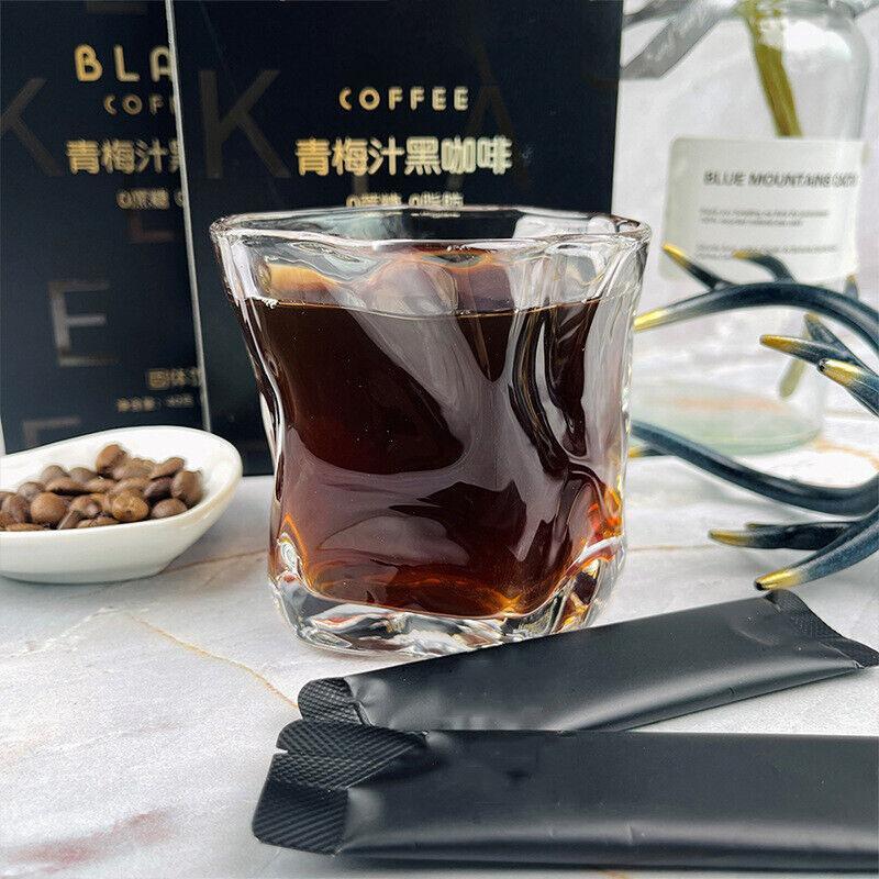 40g Premium Quality Plum Juice - Infused Instant Black Coffee Solid Drink