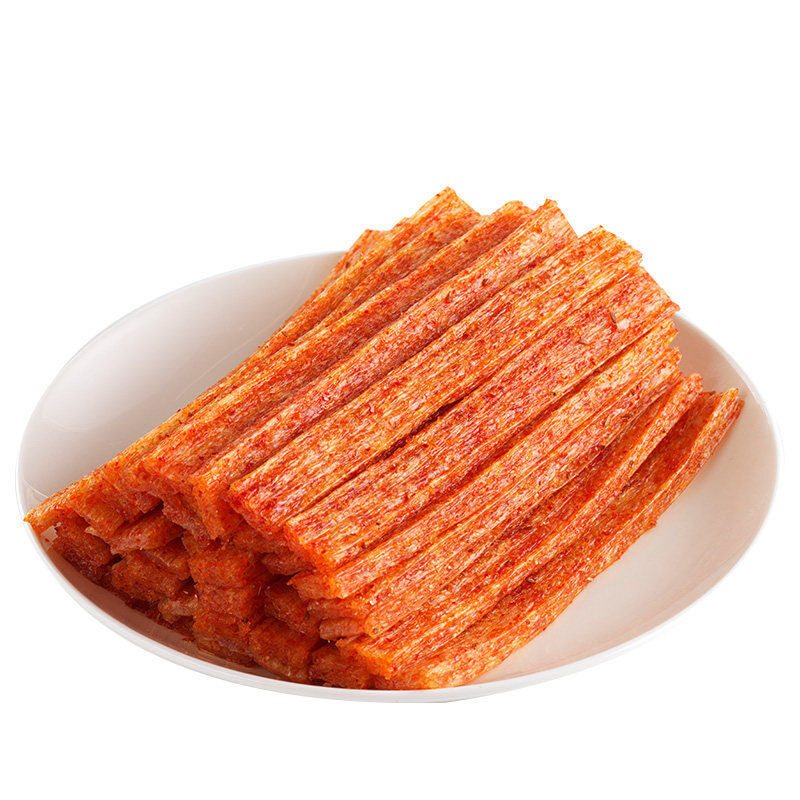Weilong Gluten Spicy Strips Vegan Meat Snacks 102g 卫龙大面筋102g袋装整箱辣条辣片素肉休闲麻辣零食小吃食品 Secondary image