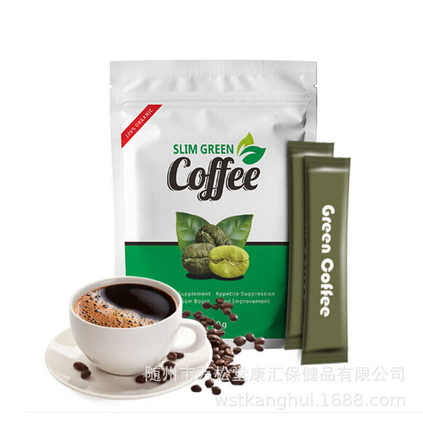 Slim Green Coffee with Ganoderma for Weight Control Slimming 10g*10 Packs