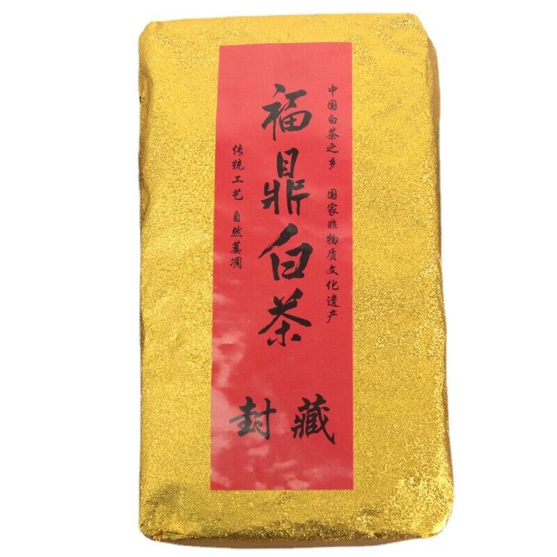 White Tea Taimushan Old White Tea 500g Spring Tribute Eyebrow Gold Brick Fuding