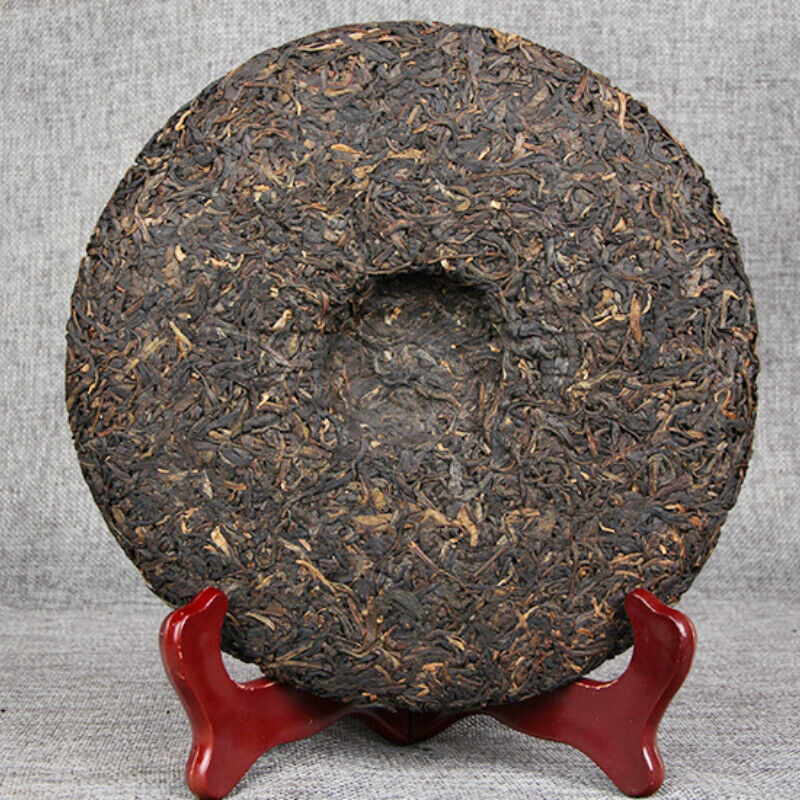 Big Leaf Pu-erh Green Tea Cake Health Care Natural 400g Yunnan Old Pu'er Raw Tea
