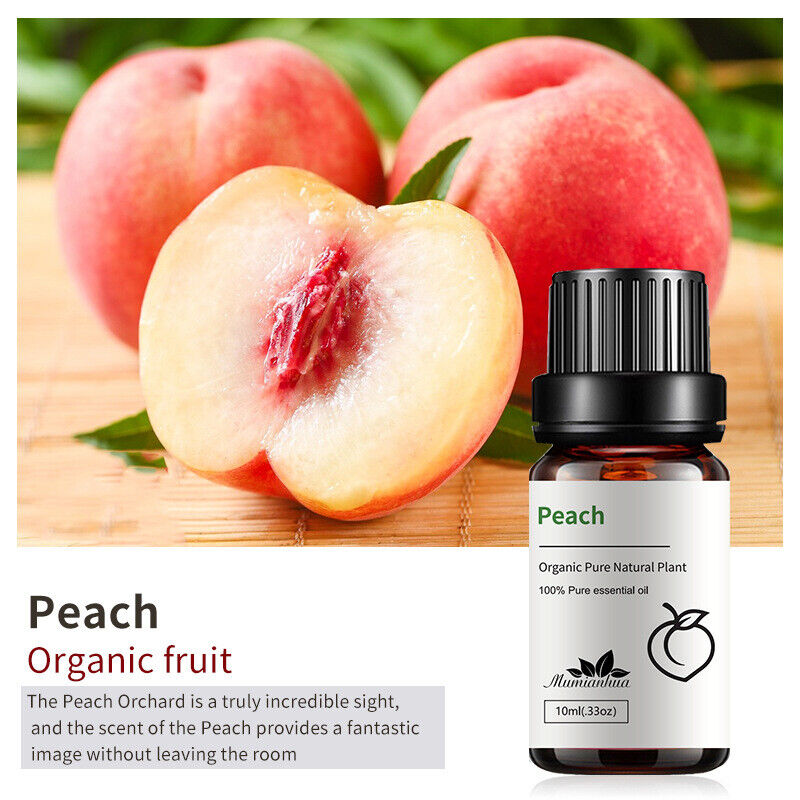 Essential Oil Grapefruit Pomegranate Lime Peach Fragrance Essential Oil 10ml * 4