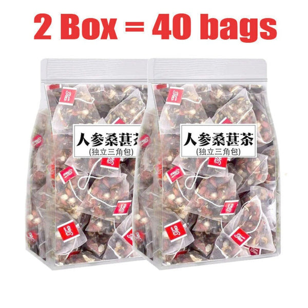 Five Flavors Goji Berry Tea Mens Essentials Wolfberry Relieve Fatigue Energy Tea