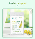 100% Natural Mullein Leaf Herbal Tea For Lung Cleansing Relief Cough Metabolism