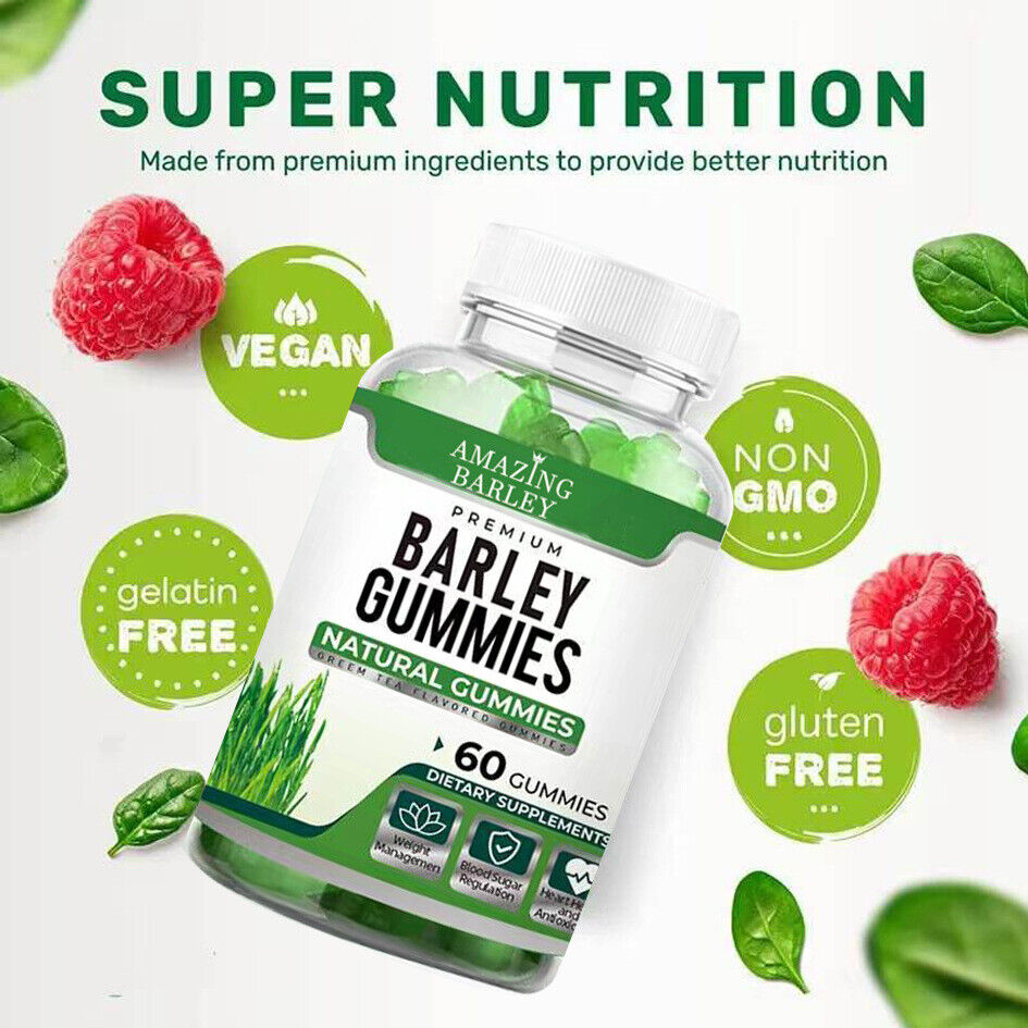 Barley Gummy Barley Leaf Gummy Bear Gel Candy Suppergreen 120g (2g*60 capsules) Main image