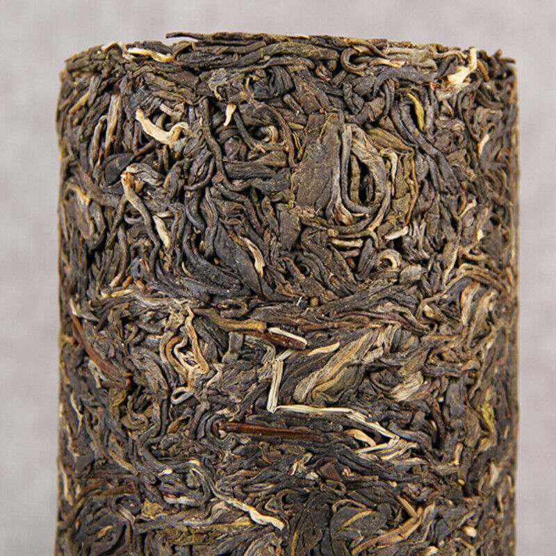 Pu'er Raw Tea Pillar Shape Pu-erh Green Tea Health Drink1000g Top-Grade Menghai