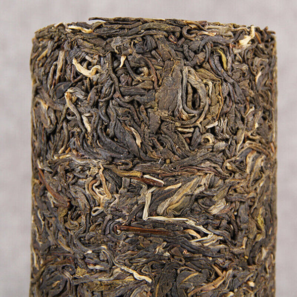 Pu'er Raw Tea Pillar Shape Pu-erh Green Tea Health Drink1000g Top-Grade Menghai