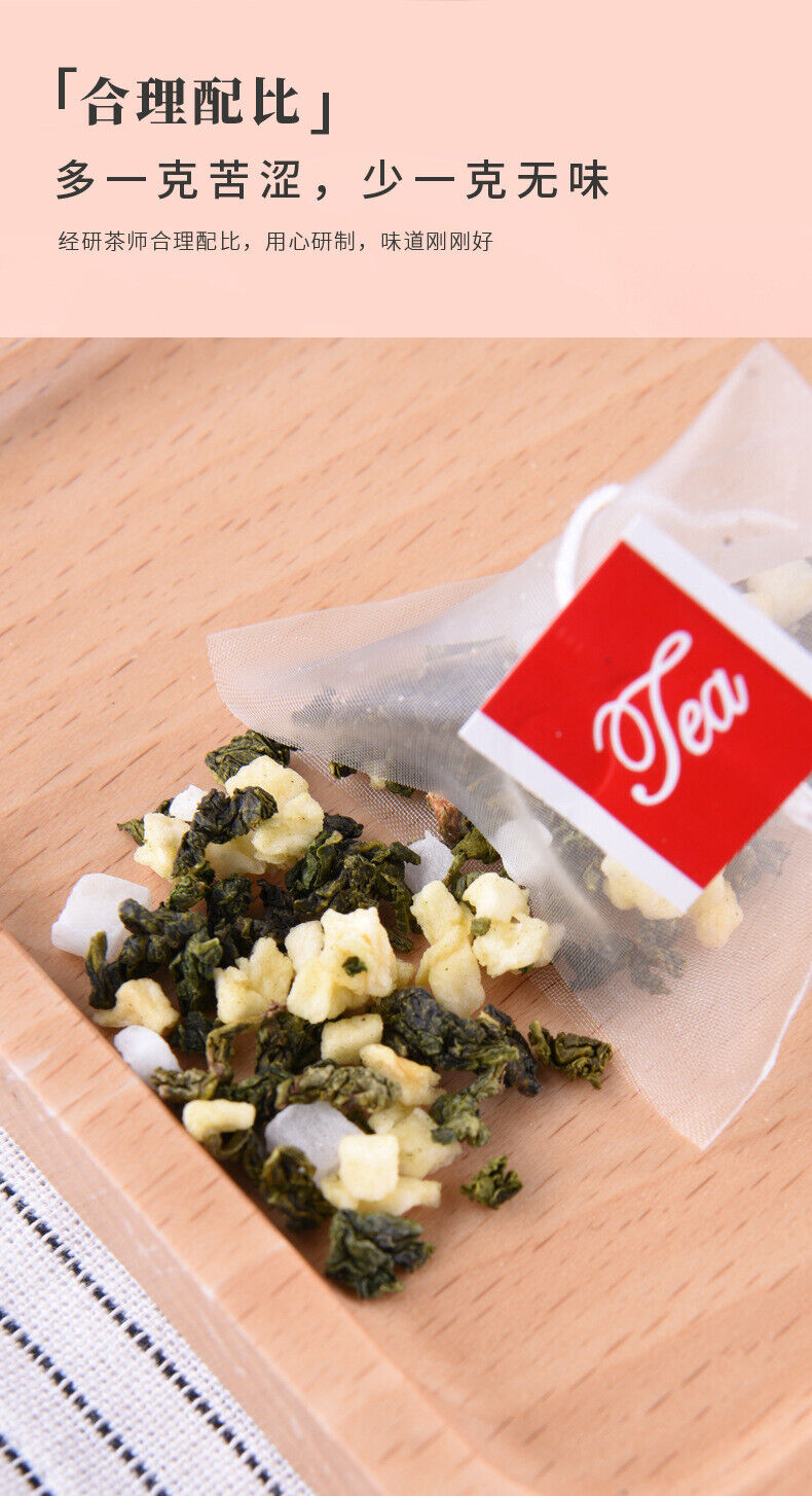 Peach-oolong Tea Triangle Bag Freeze-dried Peach-diced Tea Oolong Tea