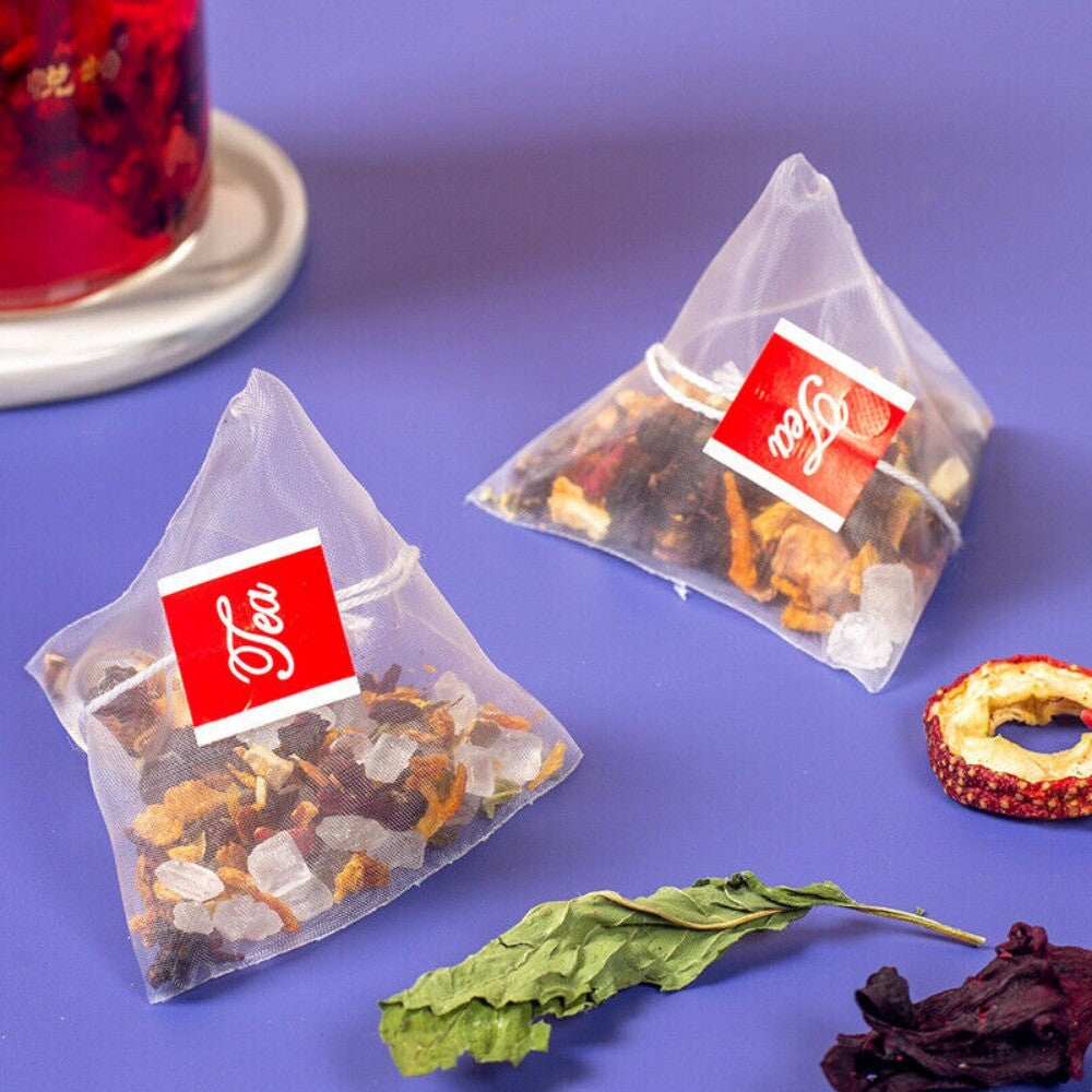 Sour Plum Herbal Tea Tangerine Rose Mulberry Mint Osmanthus Healthy Blend