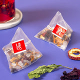 Sour Plum Herbal Tea Tangerine Rose Mulberry Mint Osmanthus Healthy Blend