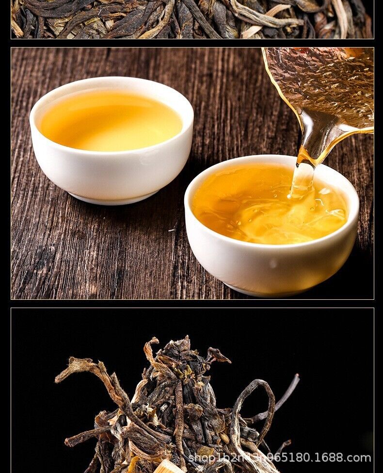 Yunnan Pu'er Tea Raw & Ripe King Banzhang 357g Cake Ancient Tree Cake Tea