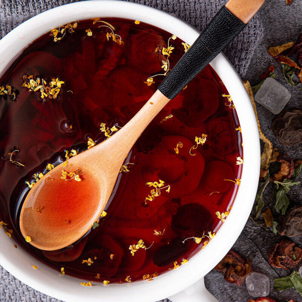Beijing Sour Plum Soup Instant Mix with Rock Sugar Hawthorn Triangle Pack